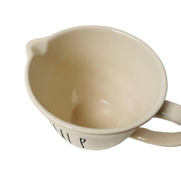 Rae Dunn Artisan Collection Ceramic Lemon Juicer & Mug CupWhite Strainer  5" x 7 - Picture 8 of 8